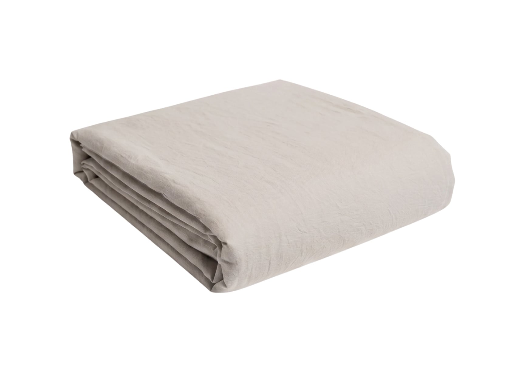 Drap housse 160x200 Satin de Coton bio - Lin