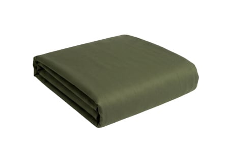 Drap housse 140x200 Satin de Coton bio - Cyprès