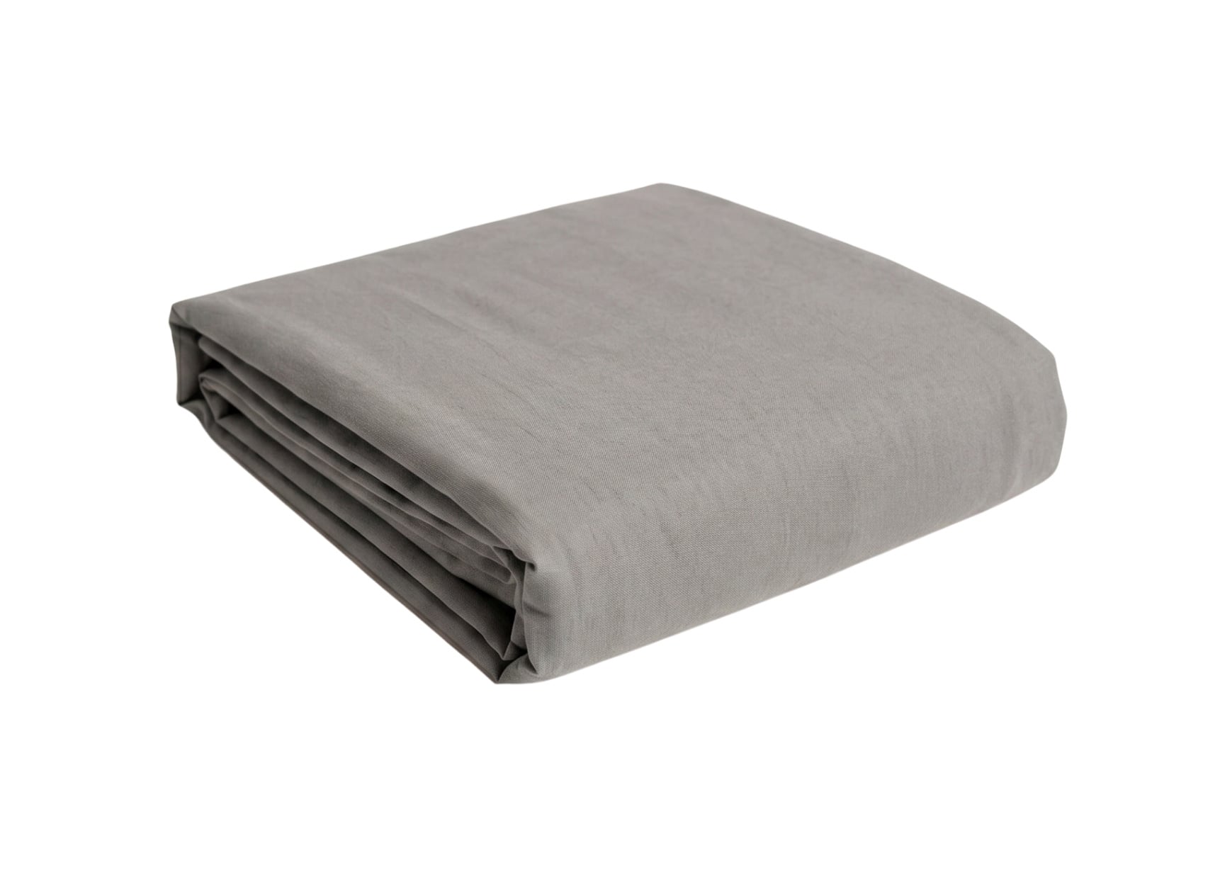 Drap housse 140x200 Coton Bio - Gris