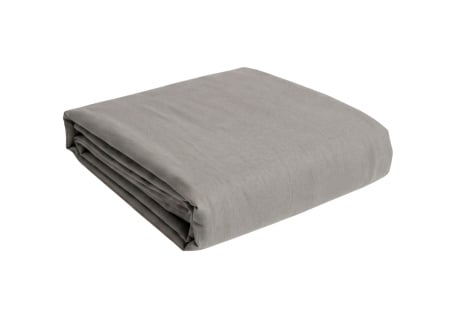 Drap housse 160x200 Coton Bio - Gris