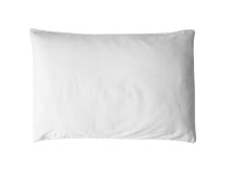 Taie d'oreiller 50x70 Satin de coton bio - Blanc