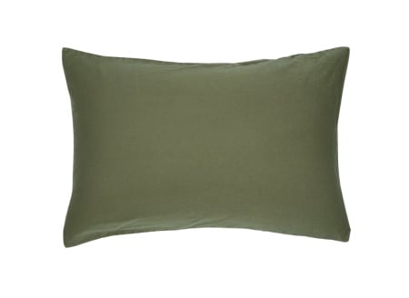 Taie d'oreiller 50x70 Satin de coton bio - Cyprès 1