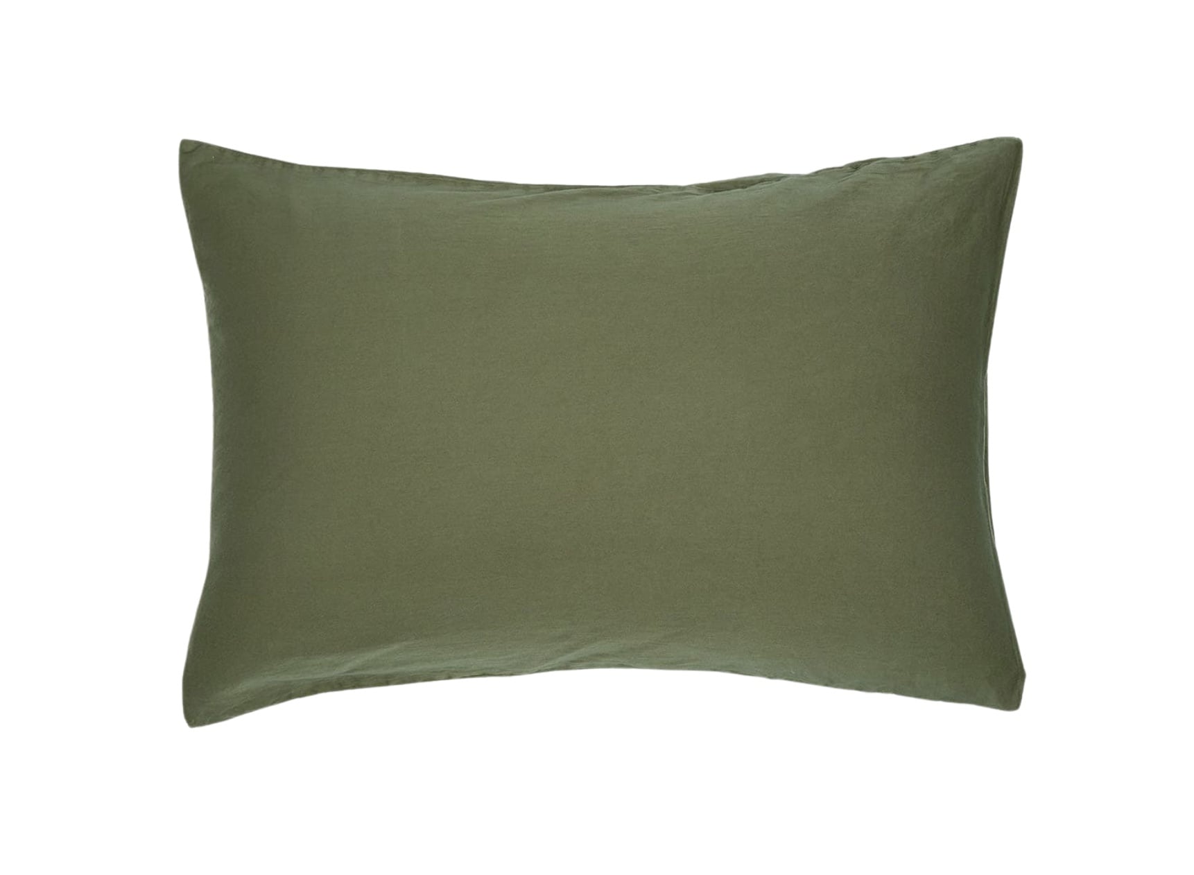 Taie d'oreiller 50x70 Satin de coton bio - Cyprès 1
