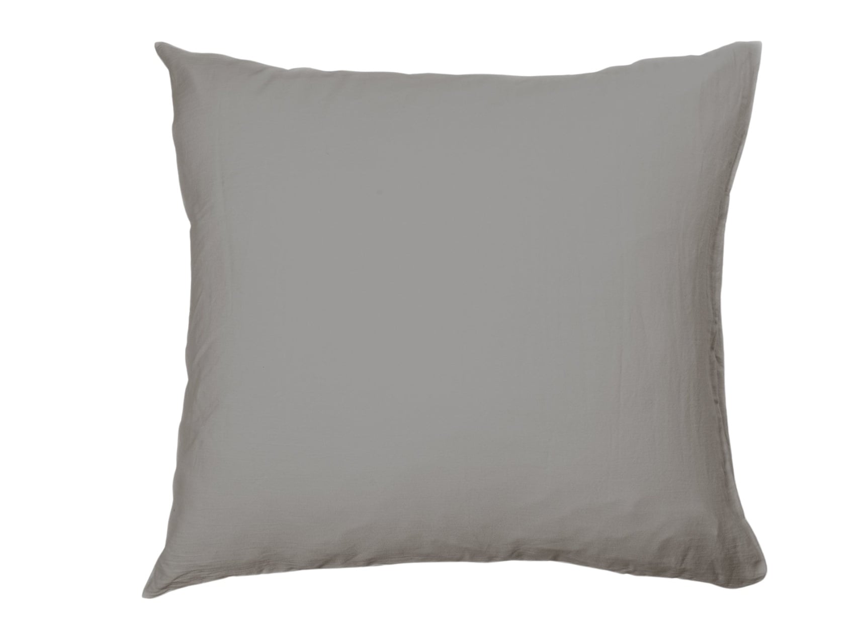 Taie d'oreiller 60x60 Coton Bio - Gris