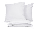 Housse de Couette + 2 taies 240x260 TANA Blanc