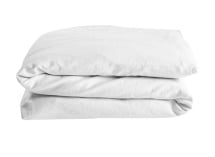 Housse de couette 260x240 Satin de Coton bio - Blanc 1