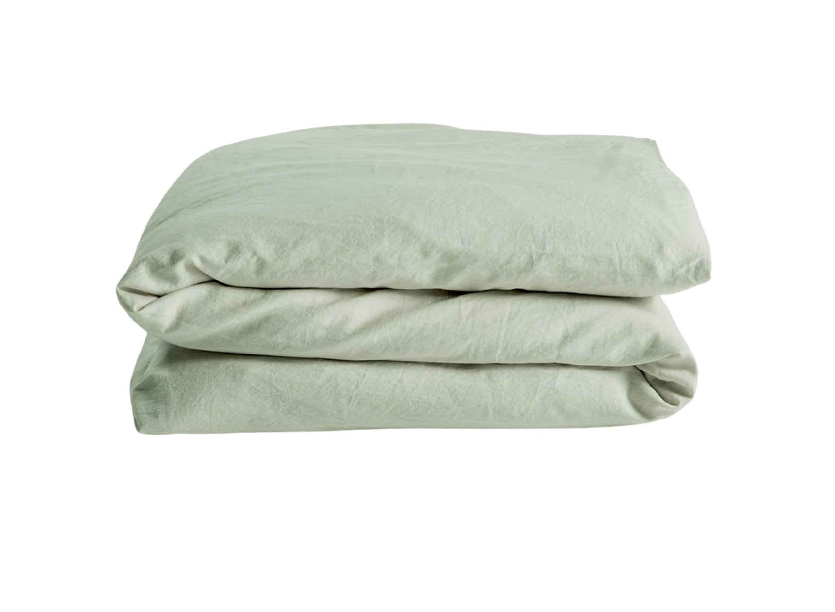Housse de couette 240x220 Satin de Coton bio - Tilleul 1