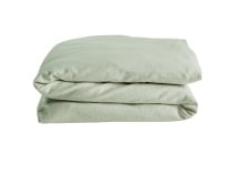 Housse de couette 240x220 Satin de Coton bio - Tilleul 1