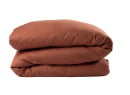 Housse de couette 240x260 Coton Bio - Terracotta