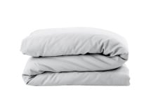 Housse de couette 220x240 Coton Bio - Gris clair 1