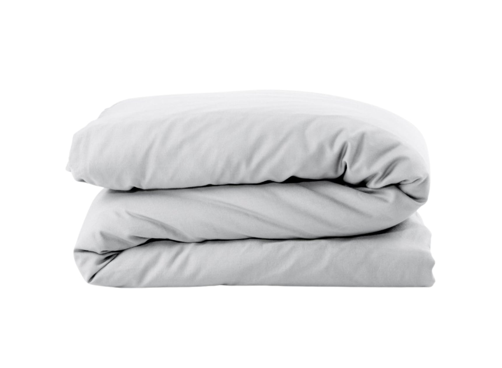 Housse de couette 140x200 Coton Bio - Gris clair 1