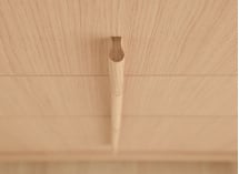 Commode 4 tiroirs avec pieds SINA - Chêne clair 3