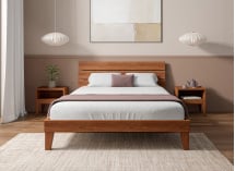 Lit avec tête de lit trio 140x190 ACHILLE - 2