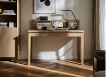 Bureau 2 tiroirs NOMA - Chêne 2