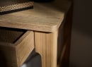 Bureau 2 tiroirs NOMA - Chêne 3
