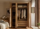 Armoire 3 portes en bois NOMA - Chêne 2