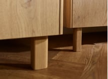 Armoire 3 portes en bois NOMA - Chêne 7