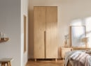 Armoire 2 portes en bois NOMA - Chêne 1