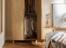 Armoire 2 portes en bois NOMA - Chêne 3