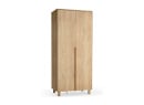 Armoire 2 portes en bois NOMA - Chêne 6
