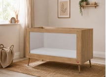 Lit bébé évolutif BOSQUE Chêne - 1