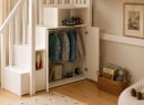 Zoom sur les rangements de l'escalier
