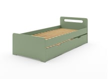 Lit gigogne 90x190 LEVIS - Vert 4