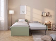 Lit gigogne 90x190 LEVIS - Vert 3