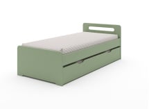 Lit gigogne 90x190 LEVIS - Vert 5