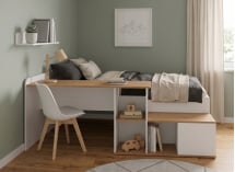Lit enfant avec bureau EMMA - 2