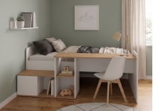 Lit enfant avec bureau EMMA - 4