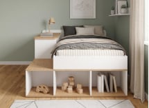 Lit enfant avec bureau EMMA - 3