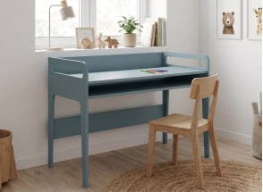 Bureau enfant à casier LEVIS - Vert