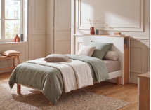 Tête de lit enfant 90 PRADO Blanc/Chêne - 2