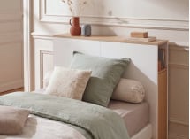 Tête de lit enfant 90 PRADO Blanc/Chêne - 1