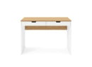 Bureau 2 tiroirs ALBI - Blanc/Chêne 5