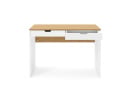 Bureau 2 tiroirs ALBI - Blanc/Chêne 7