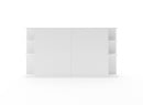 Lit coffre 160x200 avec tête de lit BASTIA - Blanc 7