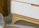 Commode 3 tiroirs OXYGENE – Blanc/Bouleau Nateo Concept - 2