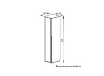 Dressing d'angle avec miroir 250x200 cm PAVEL complet 13