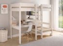 Lit mezzanine avec bureau et fauteuil convertible CALVI - 3