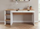Bureau 2 tiroirs avec rangement ALBI - 2