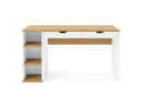 Bureau 2 tiroirs avec rangement ALBI - 4
