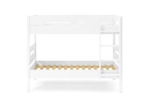 Lit superposé 90x190 ANGEL Blanc + 2 matelas  - 5