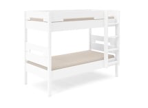 Lit superposé 90x190 ANGEL Blanc + 2 matelas  - 6