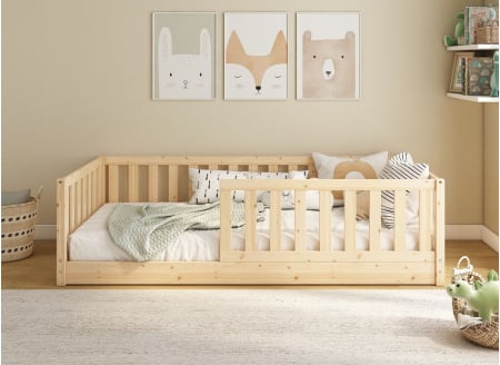 copy of Montessori bed 90x190 in massief grenen UGO - Wit