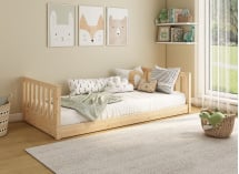 Lit Montessori 90x190 en pin massif UGO - Pin 6