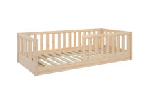 Lit Montessori 90x190 en pin massif UGO - Pin 9