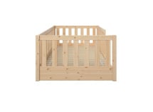 Lit Montessori 90x190 en pin massif UGO - Pin 16