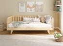 Lit enfant avec barrière amovible 90x190 en pin massif UGO - Pin 5